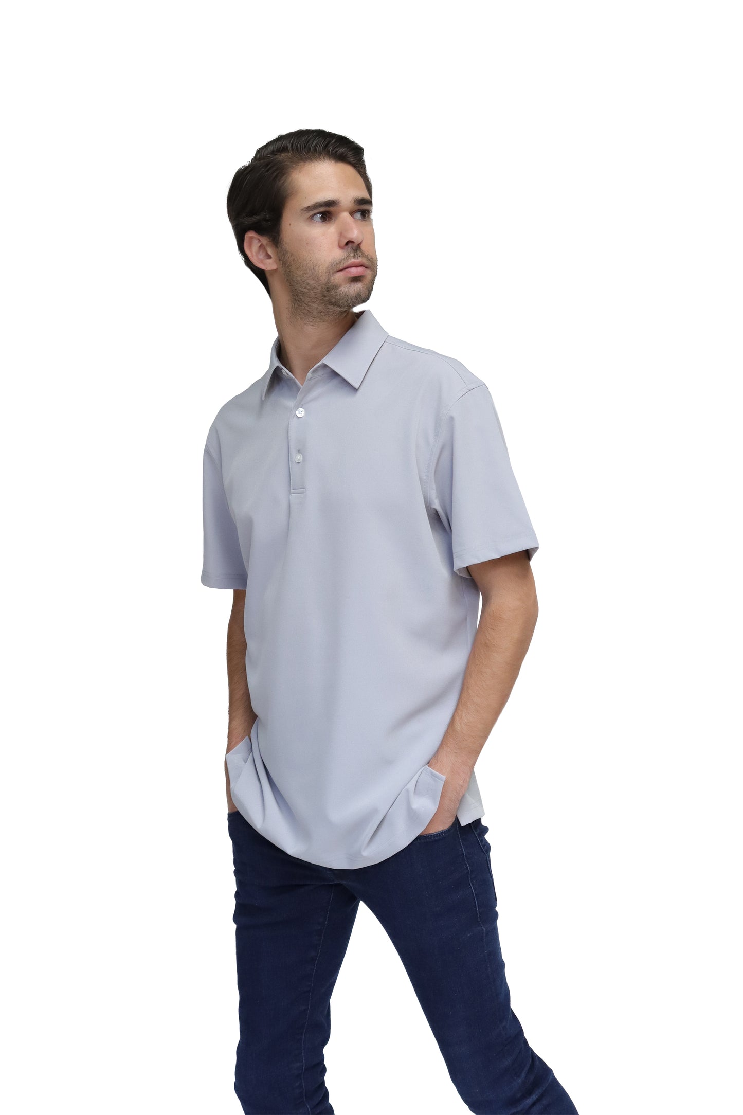 POLO CABALLERO MANGA CORTA Tela Doble Stretch Repelente PH-CAB-01