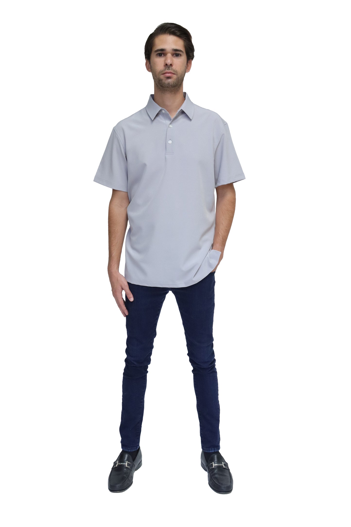 POLO CABALLERO MANGA CORTA Tela Doble Stretch Repelente PH-CAB-01