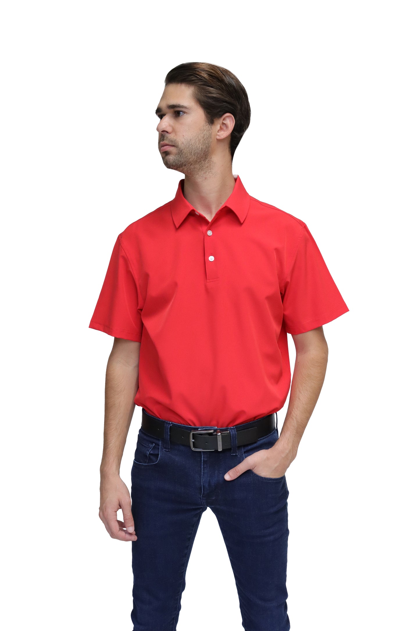 POLO CABALLERO MANGA CORTA Tela Doble Stretch Repelente PH-CAB-01