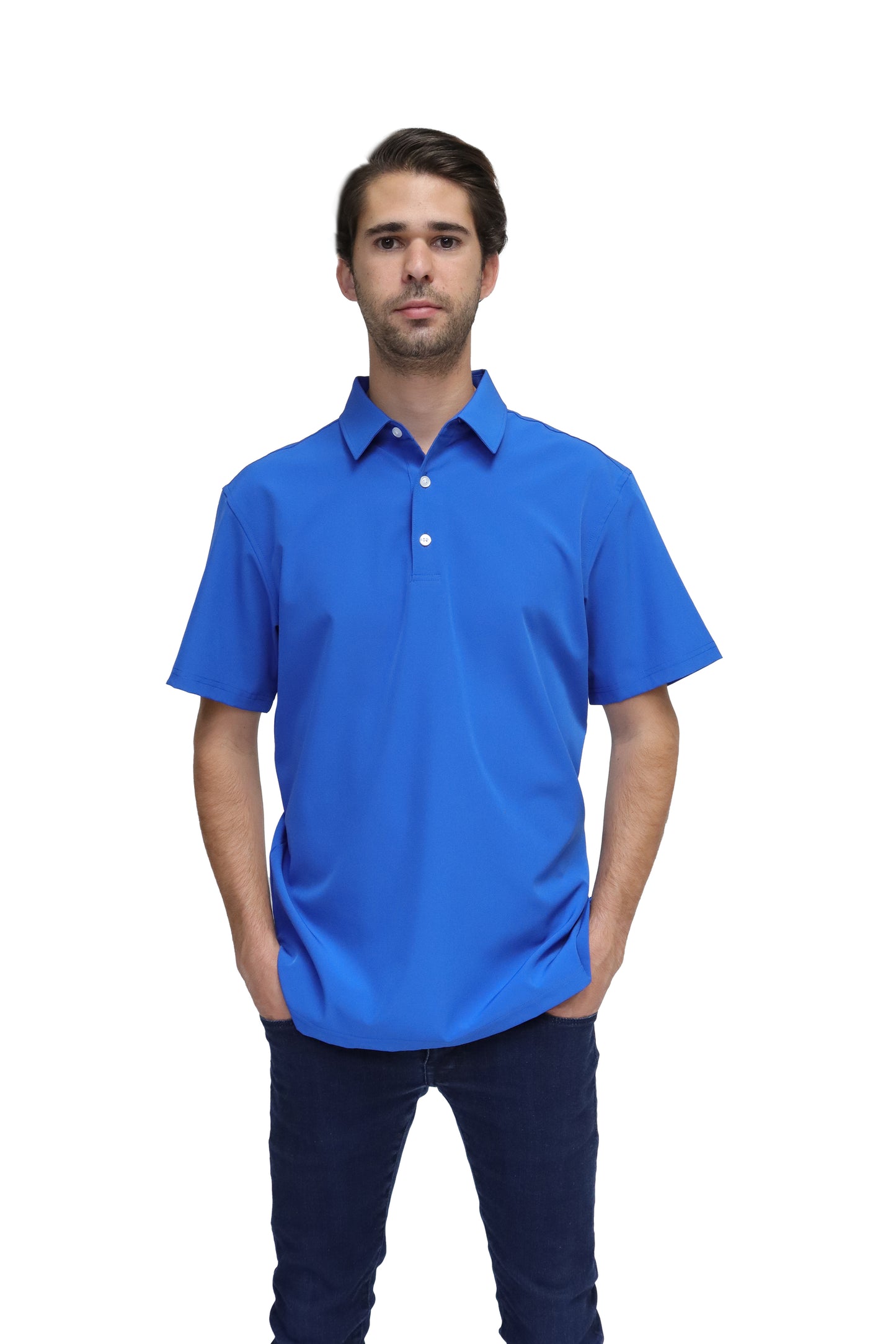 POLO CABALLERO MANGA CORTA Tela Doble Stretch Repelente PH-CAB-01