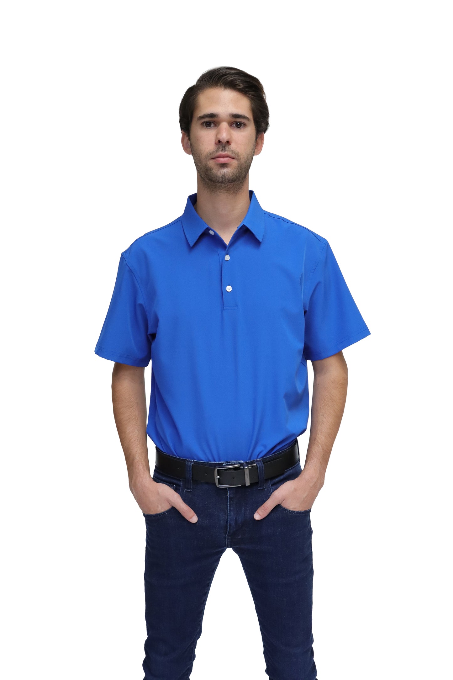 POLO CABALLERO MANGA CORTA Tela Doble Stretch Repelente PH-CAB-01