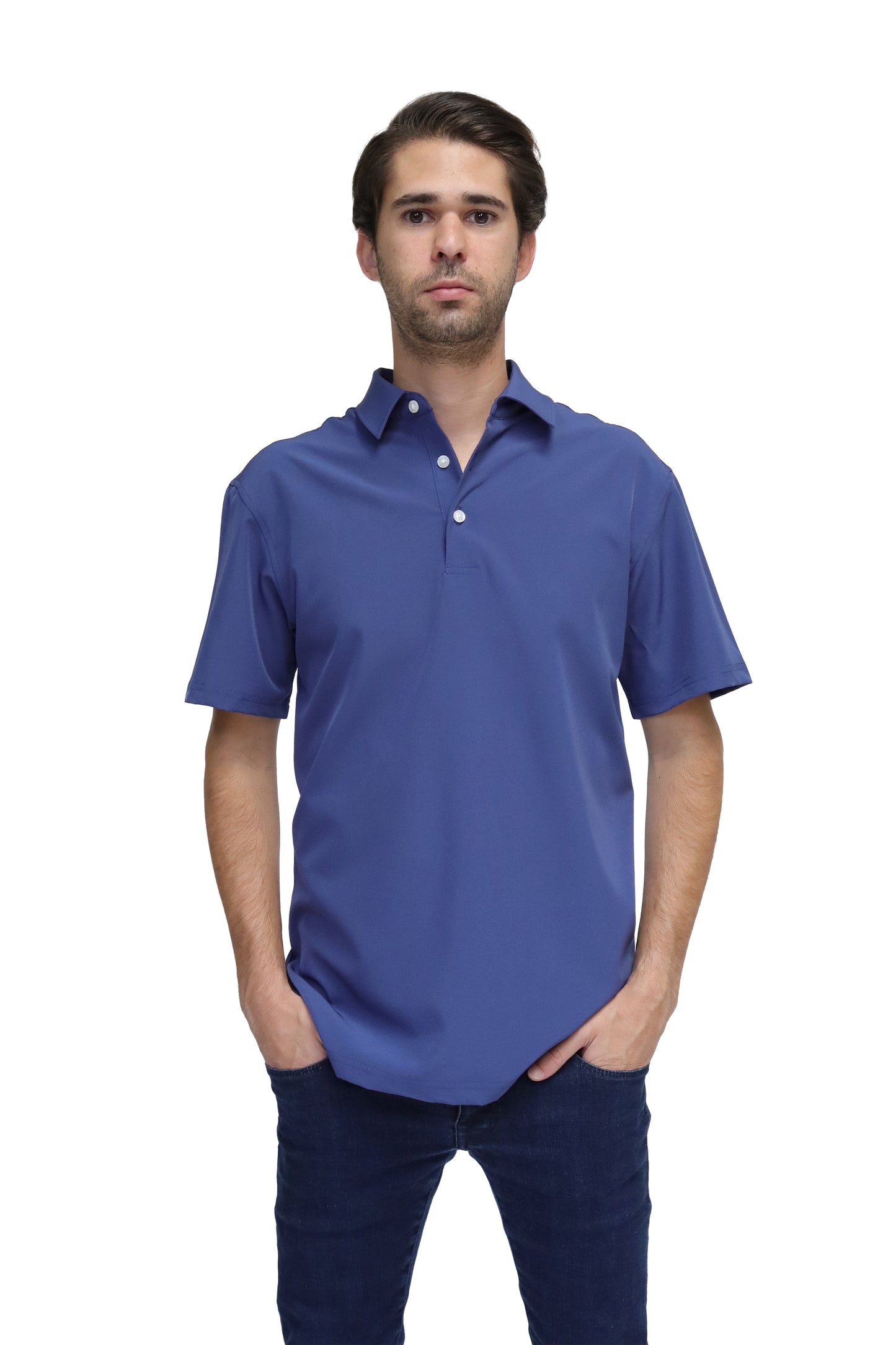 POLO CABALLERO MANGA CORTA Tela Doble Stretch Repelente PH-CAB-01
