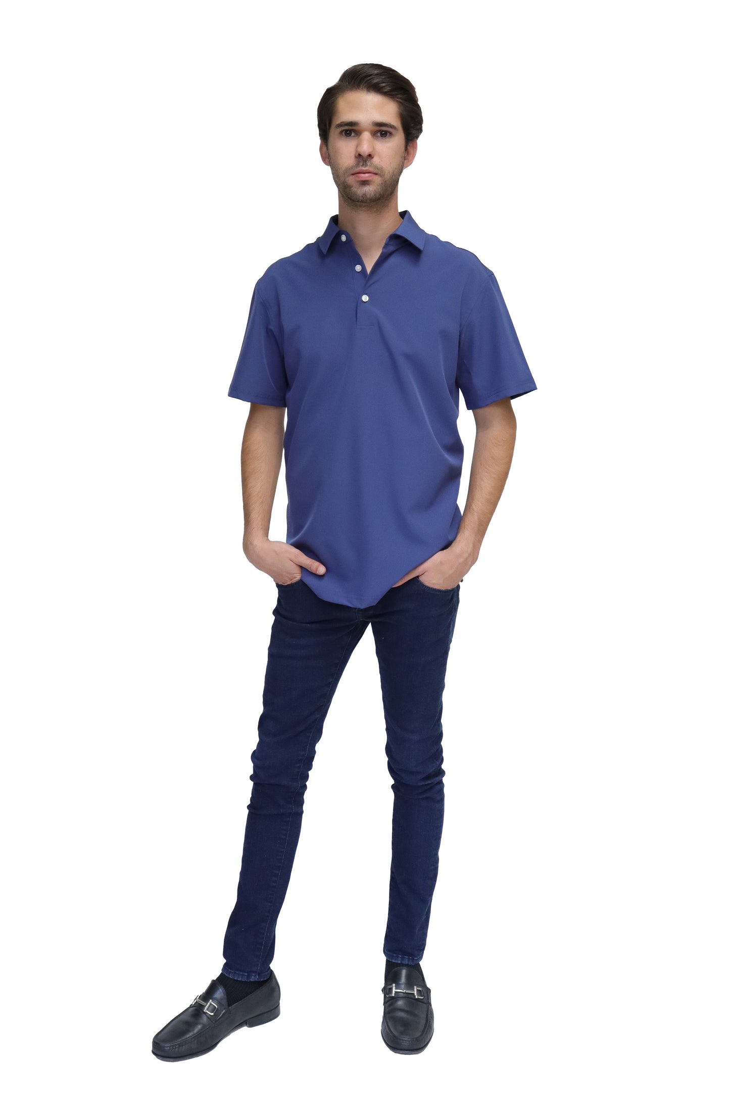 POLO CABALLERO MANGA CORTA Tela Doble Stretch Repelente PH-CAB-01