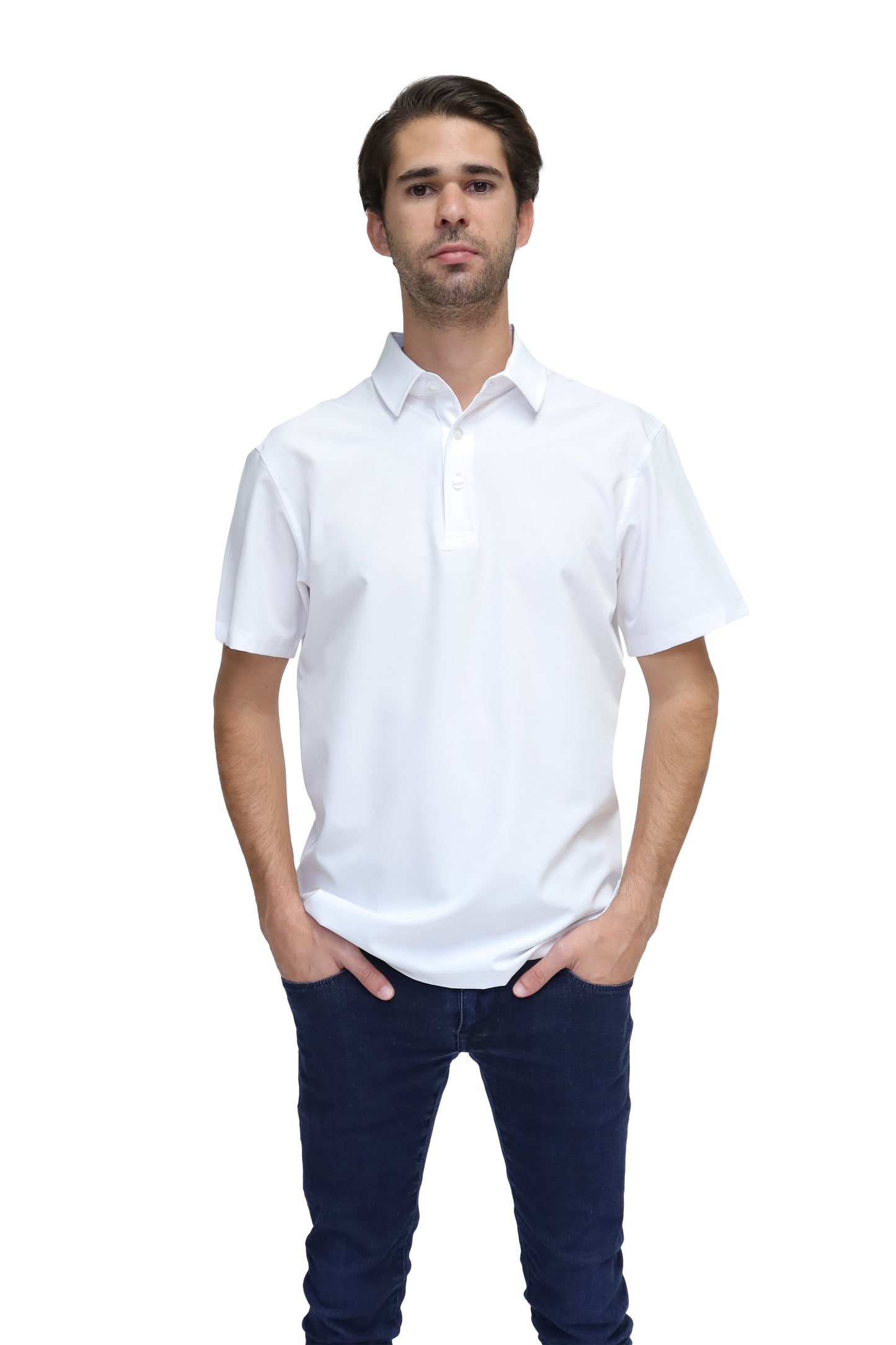 POLO CABALLERO MANGA CORTA Tela Doble Stretch Repelente PH-CAB-01