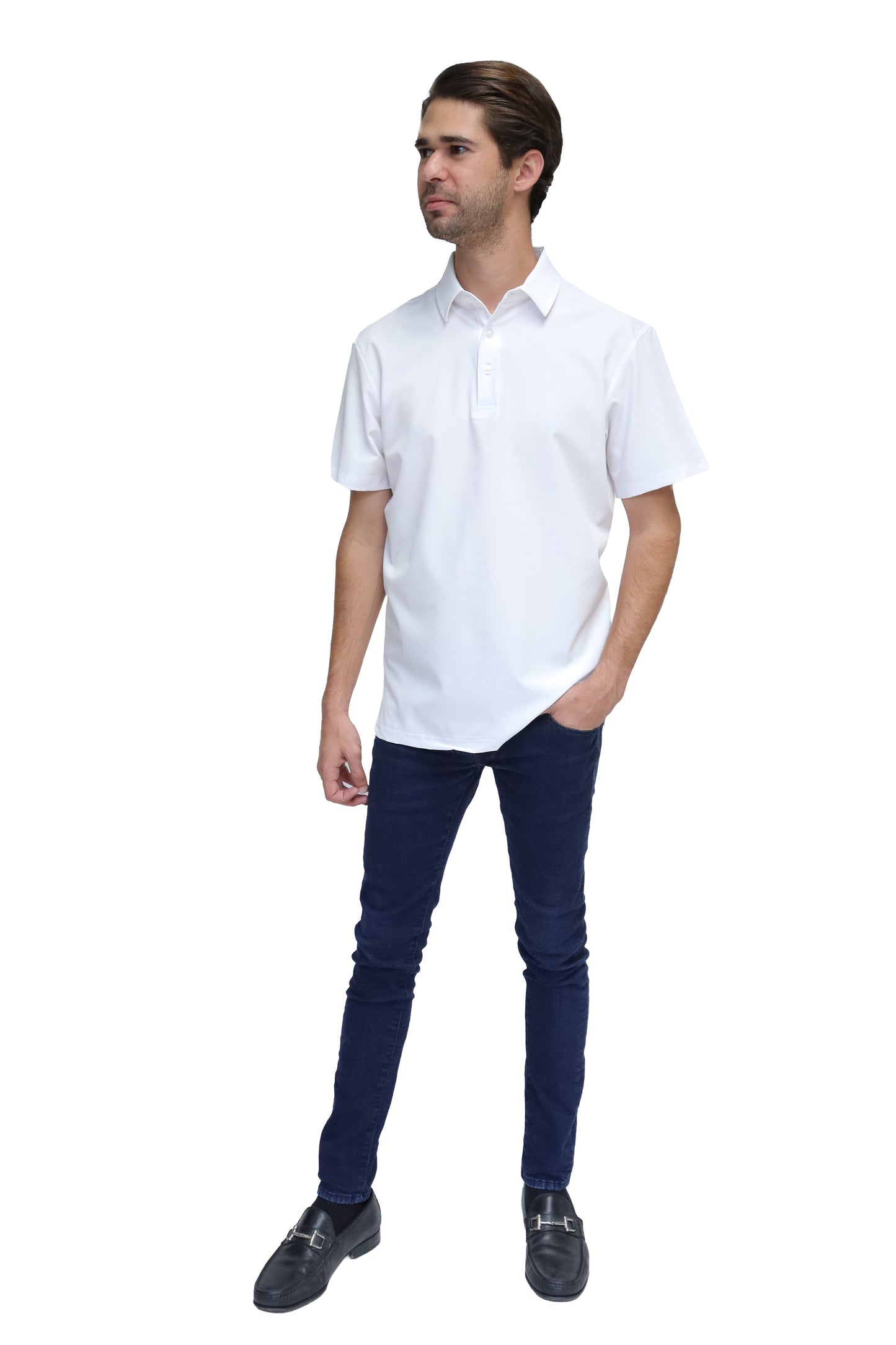 POLO CABALLERO MANGA CORTA Tela Doble Stretch Repelente PH-CAB-01