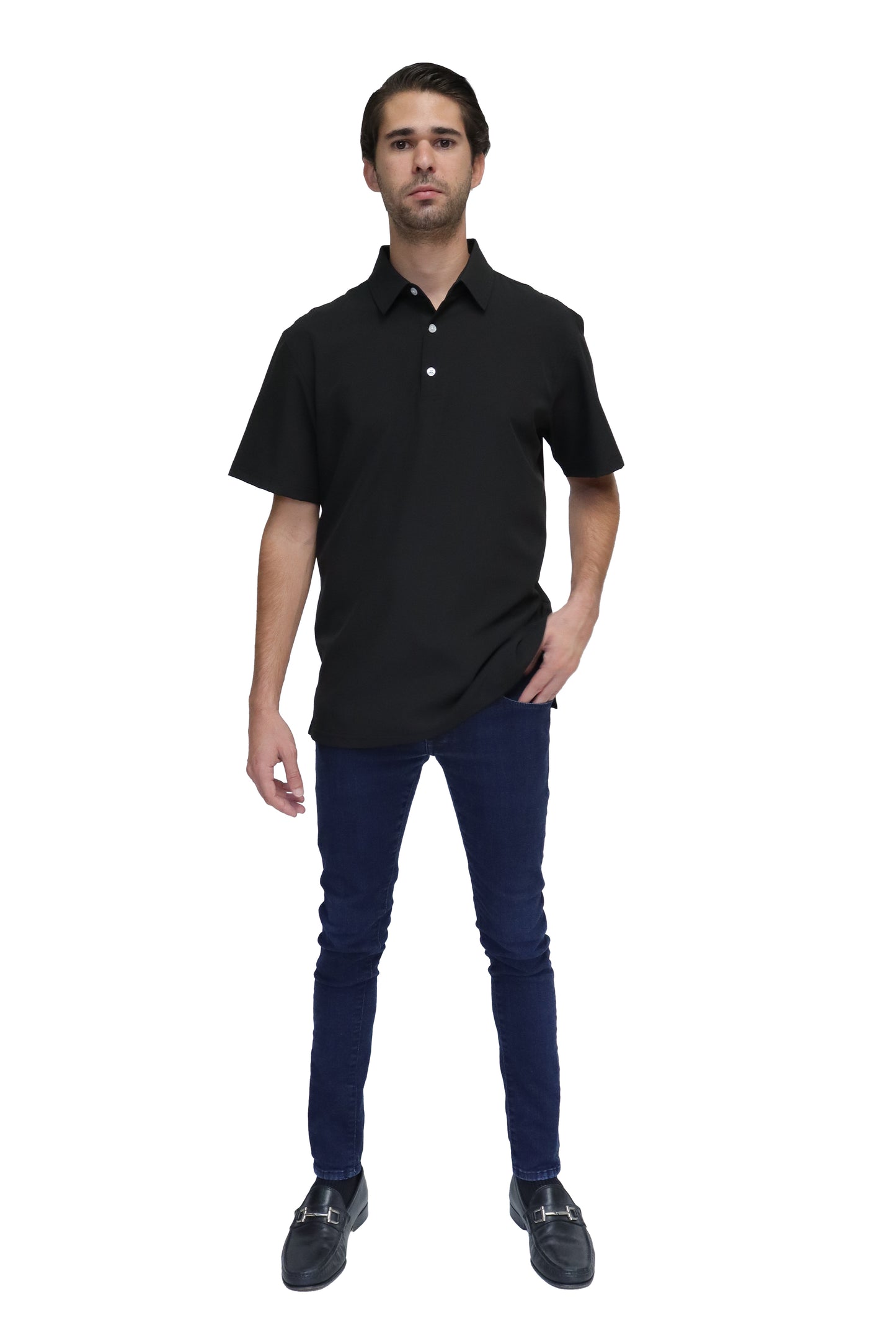 POLO CABALLERO MANGA CORTA Tela Doble Stretch Repelente PH-CAB-01