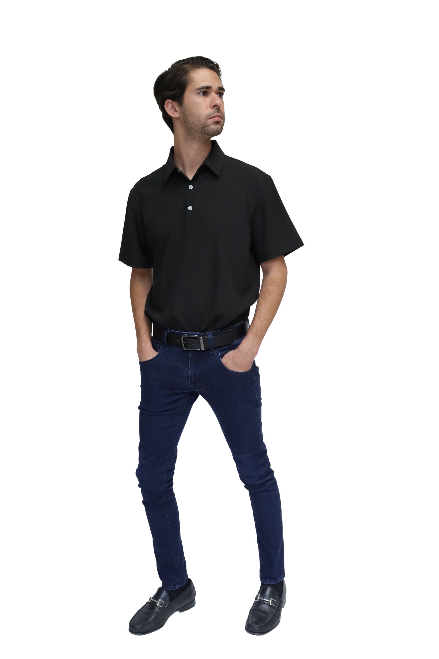 POLO CABALLERO MANGA CORTA Tela Doble Stretch Repelente PH-CAB-01