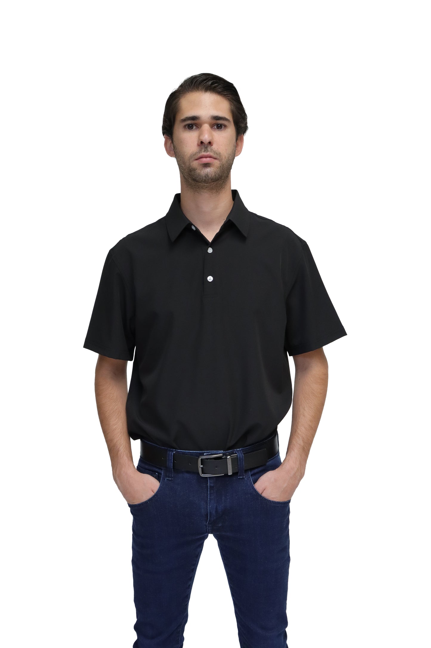 POLO CABALLERO MANGA CORTA Tela Doble Stretch Repelente PH-CAB-01