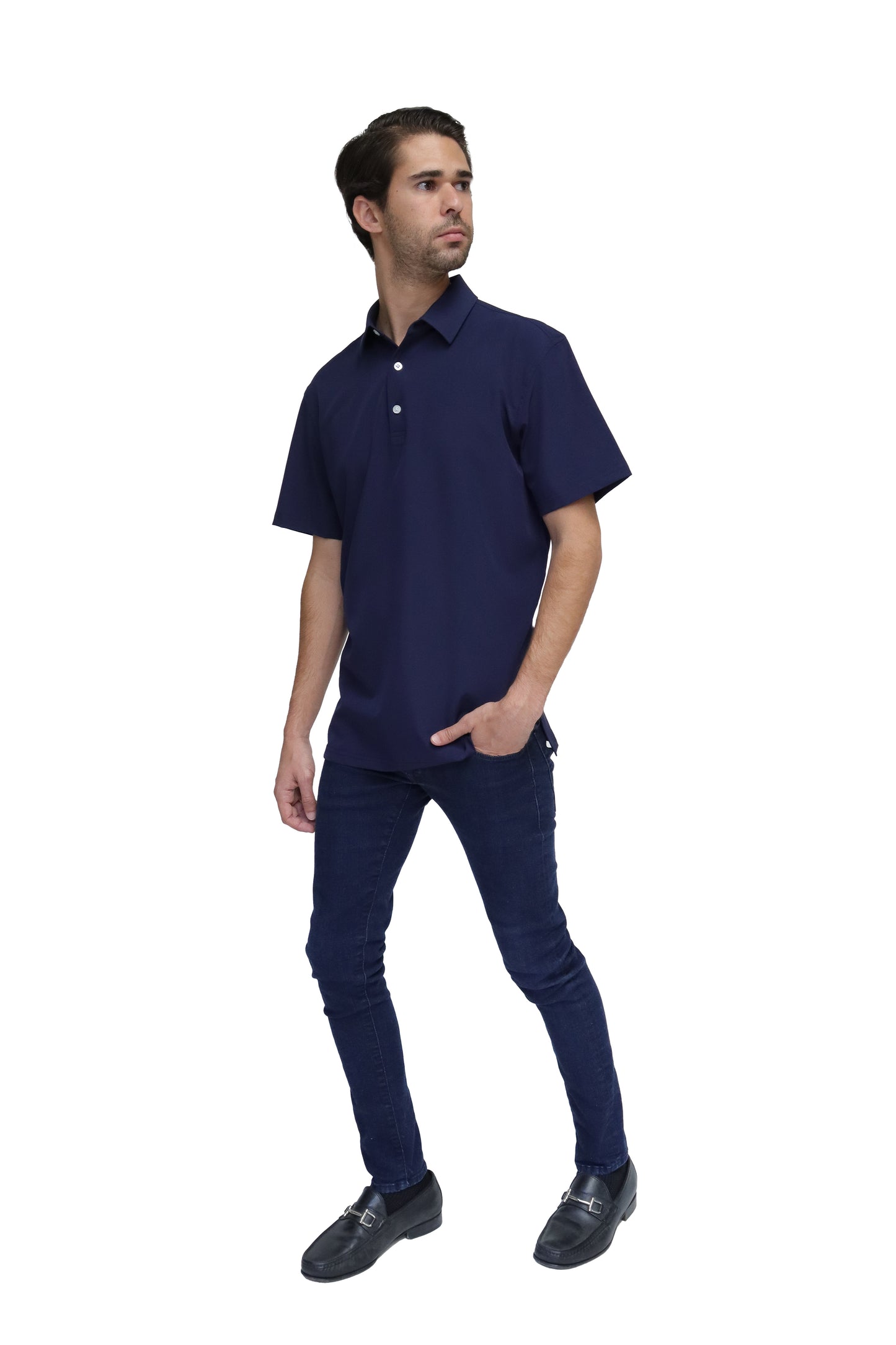 POLO CABALLERO MANGA CORTA Tela Doble Stretch Repelente PH-CAB-01