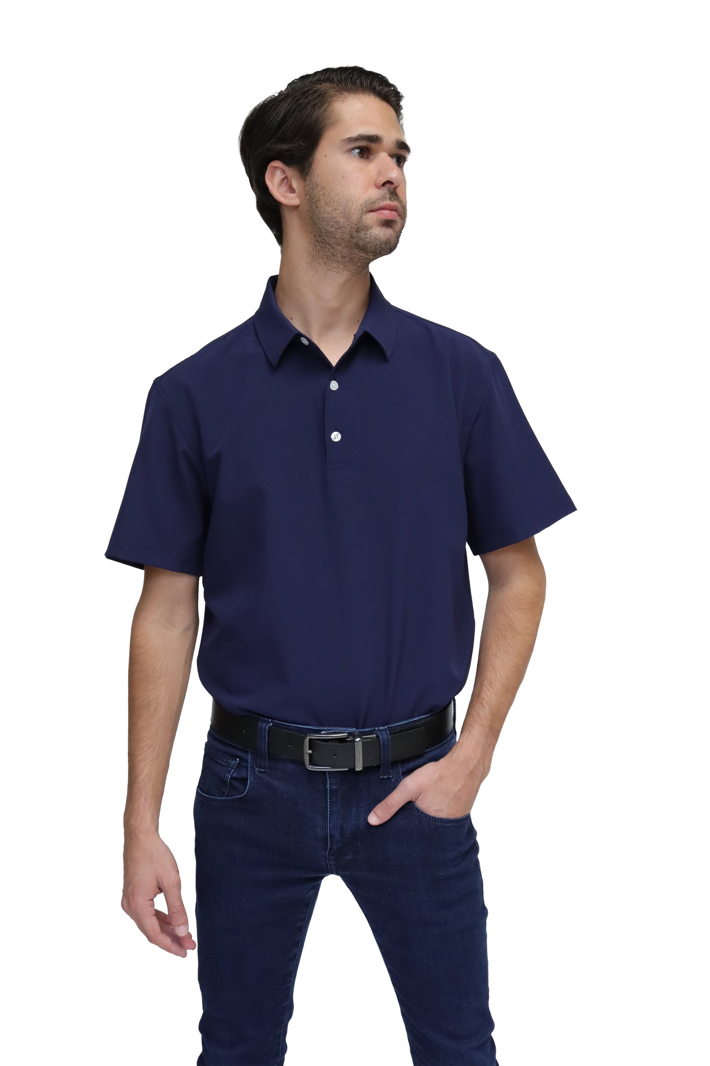 POLO CABALLERO MANGA CORTA Tela Doble Stretch Repelente PH-CAB-01