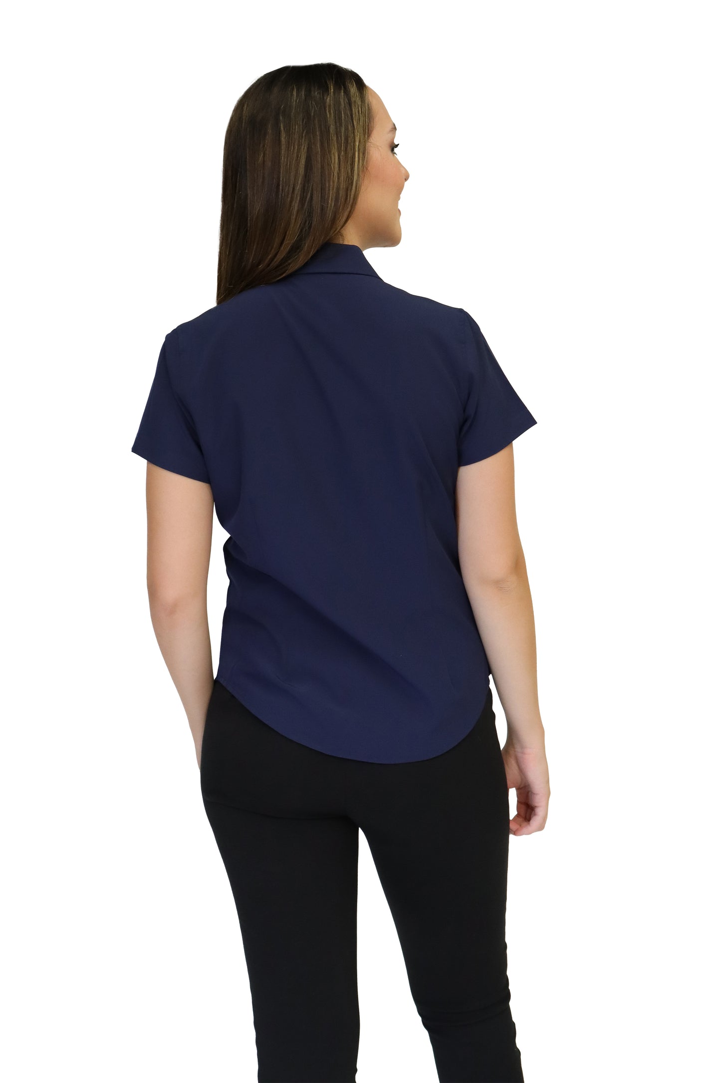 CAMISA DAMA MANGA CORTA Tela Doble Stretch Repelente UNI-DAM-01