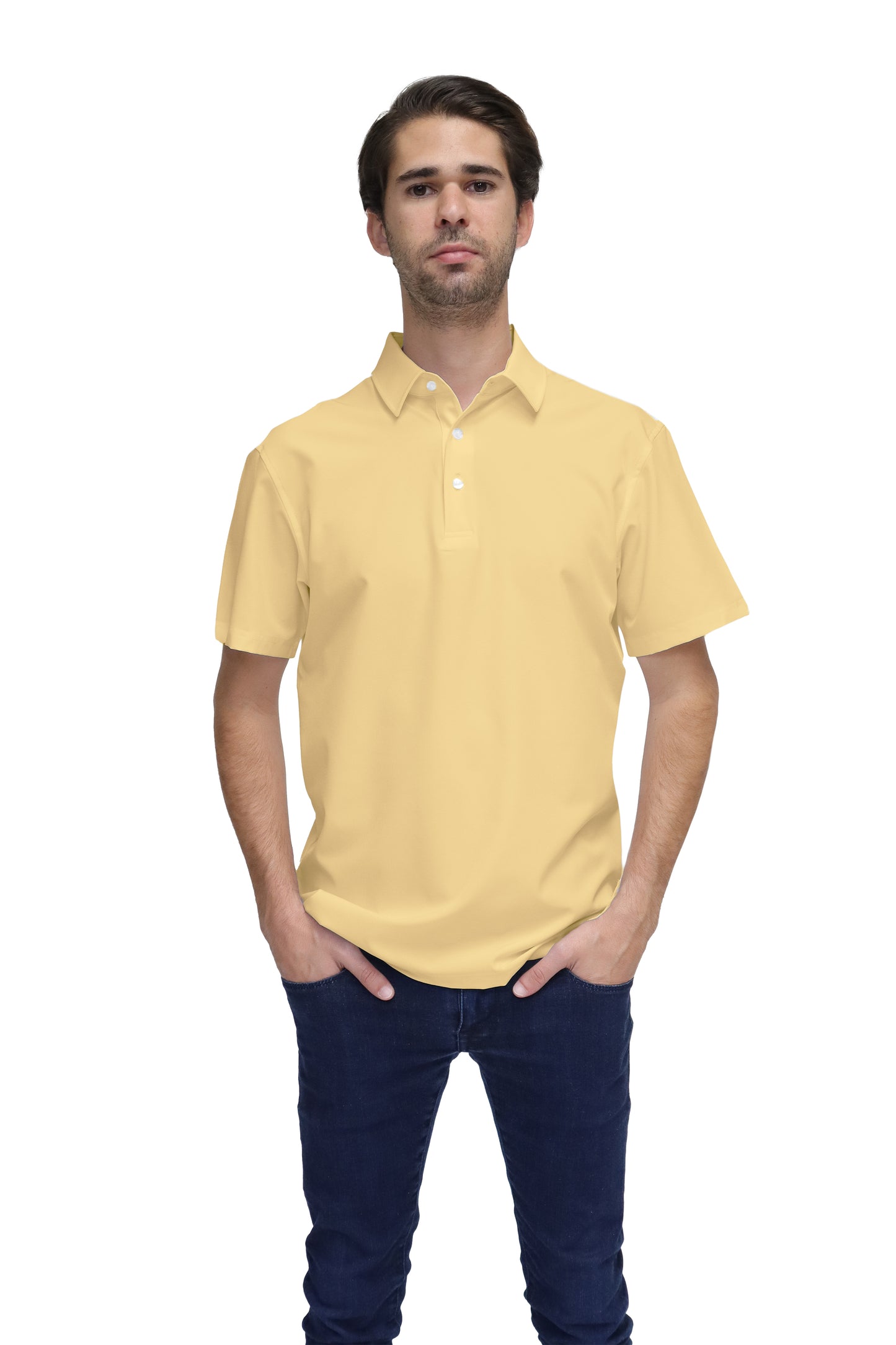 POLO CABALLERO MANGA CORTA Tela Doble Stretch Repelente PH-CAB-01