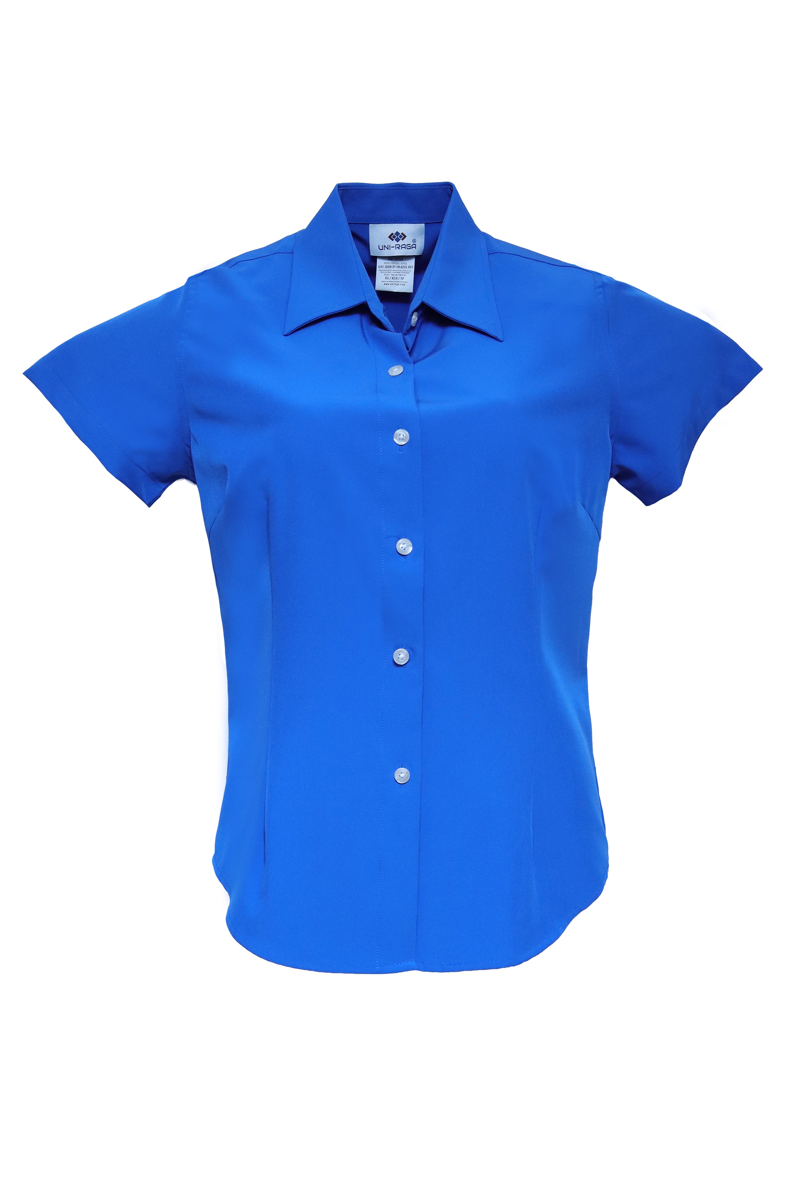 Camisa azul cheap rey mujer